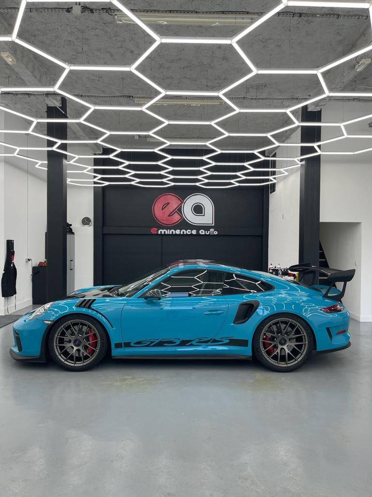 Ppf color XPEL South Beach Blue porsche